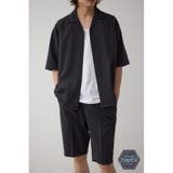 BLK | C/Tフェイクスウェードショートパンツセットアップ | AZUL BY MOUSSY