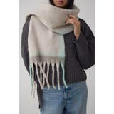 BEG | マルチデザインフラッフィーロングマフラー | AZUL BY MOUSSY