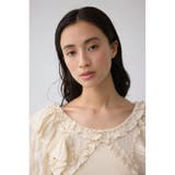 コンビネーション2WAYフリルトップス | AZUL BY MOUSSY | 詳細画像2 