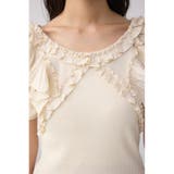 コンビネーション2WAYフリルトップス | AZUL BY MOUSSY | 詳細画像8 