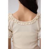 コンビネーション2WAYフリルトップス | AZUL BY MOUSSY | 詳細画像9 