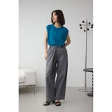 シアーワッフルノースリーブTシャツ | AZUL BY MOUSSY | 詳細画像21