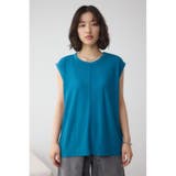 シアーワッフルノースリーブTシャツ | AZUL BY MOUSSY | 詳細画像23 