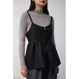 BLK | ジャガードフレアキャミ | AZUL BY MOUSSY