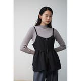 ジャガードフレアキャミ | AZUL BY MOUSSY | 詳細画像12