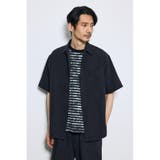 接触冷感フェイクスエード半袖シャツ | AZUL BY MOUSSY | 詳細画像2 