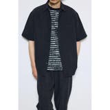 BLK | 接触冷感フェイクスエード半袖シャツ | AZUL BY MOUSSY