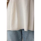 2WAYパフスリーブ配色ペプラムブラウス | AZUL BY MOUSSY | 詳細画像12 