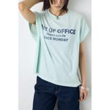 フレンチスリーブロゴプリントT | AZUL BY MOUSSY | 詳細画像23