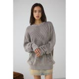 シャドウスプレーリブニット | AZUL BY MOUSSY | 詳細画像14 