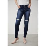 D/BLU3 | CRASH DENIM SKINNY Ⅲ | AZUL BY MOUSSY