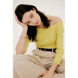 L/YEL1 | オフショルニットトップス | AZUL BY MOUSSY