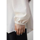 2WAYバルーンスリーブペプラムブラウス | AZUL BY MOUSSY | 詳細画像11