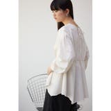 2WAYバルーンスリーブペプラムブラウス | AZUL BY MOUSSY | 詳細画像2