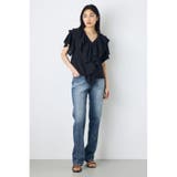 AZUL DENIM センタープレスストレートデニム ロング丈 | AZUL BY MOUSSY | 詳細画像10 