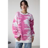 柄PNK5 | モザイクジャガードニット | AZUL BY MOUSSY