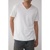 WHT | タックフライスVネックTシャツ | AZUL BY MOUSSY