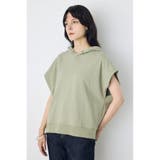 L/KHA1 | タックスリーブノースリーブパーカー | AZUL BY MOUSSY