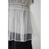 チュールギャザージレトップス | AZUL BY MOUSSY | 詳細画像9