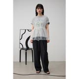 チュールギャザージレトップス | AZUL BY MOUSSY | 詳細画像3