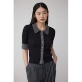 シャギーコンビポロニットトップス | AZUL BY MOUSSY | 詳細画像12 