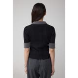 シャギーコンビポロニットトップス | AZUL BY MOUSSY | 詳細画像16 