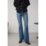 BLU | AZUL DENIM フレアデニムロング丈 | AZUL BY MOUSSY