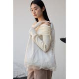 IVOY3 | チュールレイヤードトートバッグ | AZUL BY MOUSSY