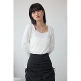 ダイヤネック長袖リブトップス | AZUL BY MOUSSY | 詳細画像2