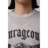 Couragcousプリント半袖ニット | AZUL BY MOUSSY | 詳細画像27