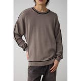 GRY | 配色パイピングニット | AZUL BY MOUSSY