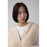 ZIPフーディループニットベスト | AZUL BY MOUSSY | 詳細画像2 