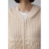 ZIPフーディループニットベスト | AZUL BY MOUSSY | 詳細画像8 