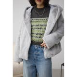 L/GRY1 | フラッフィーフェイクファーブルゾン | AZUL BY MOUSSY