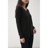 BLK | NUDIE 2WAY V/N KNIT | AZUL BY MOUSSY