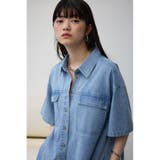 シャンブレーオーバーシャツ | AZUL BY MOUSSY | 詳細画像1