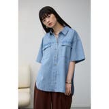 シャンブレーオーバーシャツ | AZUL BY MOUSSY | 詳細画像2