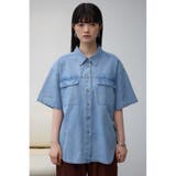 シャンブレーオーバーシャツ | AZUL BY MOUSSY | 詳細画像4