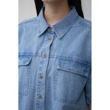 シャンブレーオーバーシャツ | AZUL BY MOUSSY | 詳細画像7