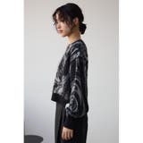 マーブルクロップドジャガードニット | AZUL BY MOUSSY | 詳細画像5