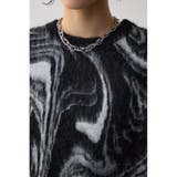 マーブルクロップドジャガードニット | AZUL BY MOUSSY | 詳細画像7