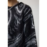マーブルクロップドジャガードニット | AZUL BY MOUSSY | 詳細画像8