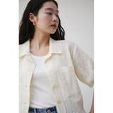 COTTON MESH HALF SLEEVE SHIRT | AZUL BY MOUSSY | 詳細画像2