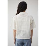 COTTON MESH HALF SLEEVE SHIRT | AZUL BY MOUSSY | 詳細画像7