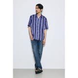 マルチストライプ半袖シャツ | AZUL BY MOUSSY | 詳細画像24 