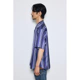 マルチストライプ半袖シャツ | AZUL BY MOUSSY | 詳細画像26 