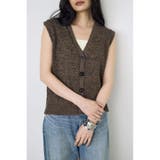 テープヤーンニットジレ | AZUL BY MOUSSY | 詳細画像20 