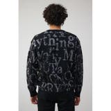 シルバー総柄ニットトップス | AZUL BY MOUSSY | 詳細画像16 
