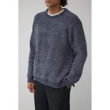 GRY | ベロアモールラメ入りニットトップス | AZUL BY MOUSSY