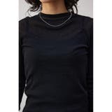 レイヤードカフロングシアートップス | AZUL BY MOUSSY | 詳細画像18 